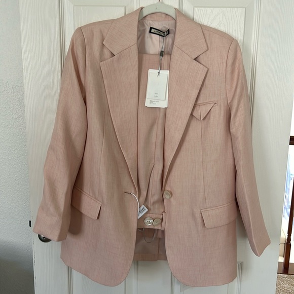 Anna speak baby pink suit set size S - Picture 2 of 11